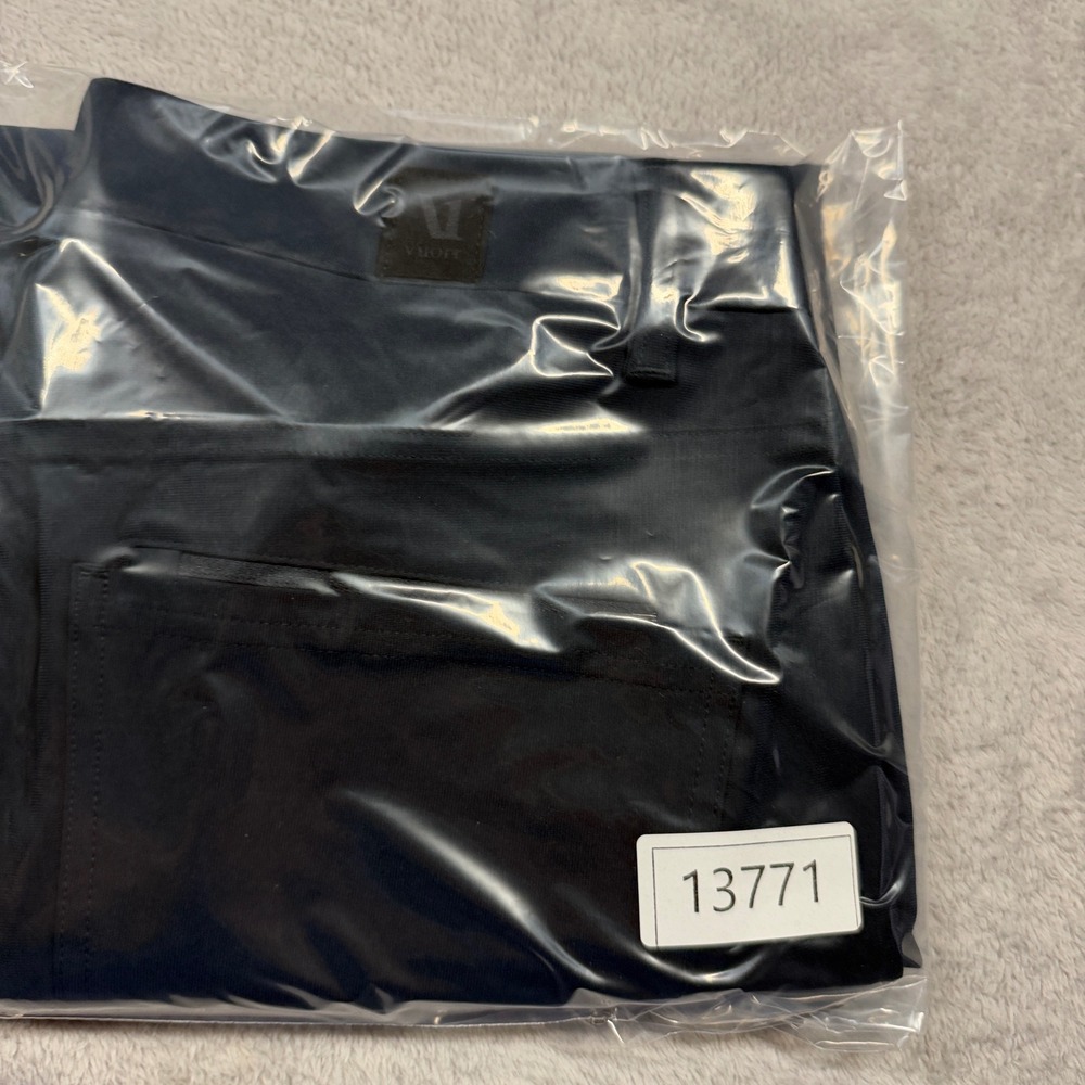 Vuori Meta Pants Mens 30 Navy Blue Technical Performance 5-Pocket Trousers V430 - Picture 11 of 11